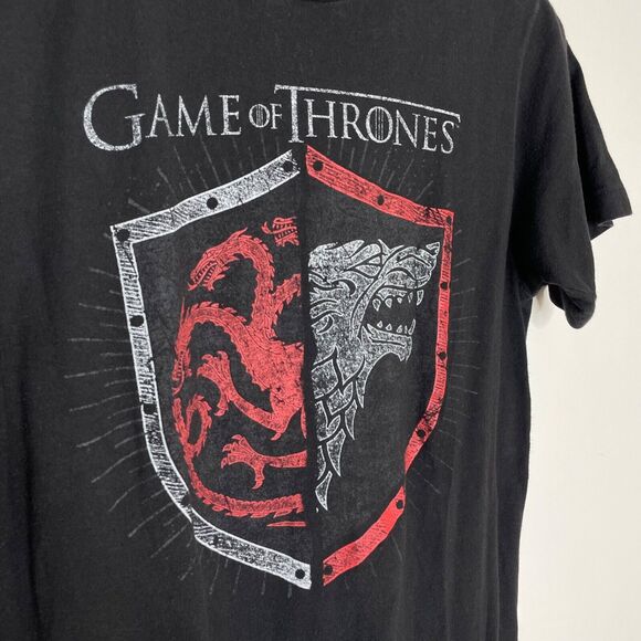 Game Of Thrones Black Short Sleeve Shirt Size Small Men’s - Picture 4 of 8